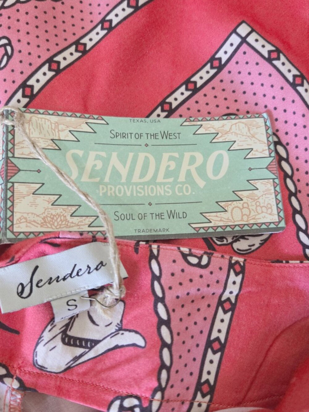 NWT Sendero Provisions Co sz 10  Pearla slip western skirt - Picture 5 of 6